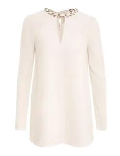 ZIMMERMANN Tops<Chain Embellished Tunic Top
