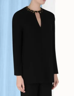 ZIMMERMANN Tops<Chain Embellished Tunic Top