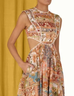 ZIMMERMANN Clothing<Chintz Asymmetric Dress