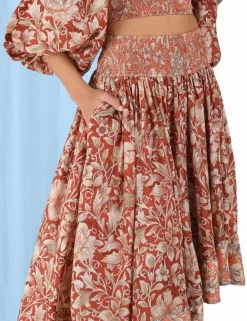 ZIMMERMANN Skirts<Chintz Asymmetrical Skirt