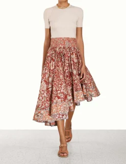 ZIMMERMANN Skirts<Chintz Asymmetrical Skirt