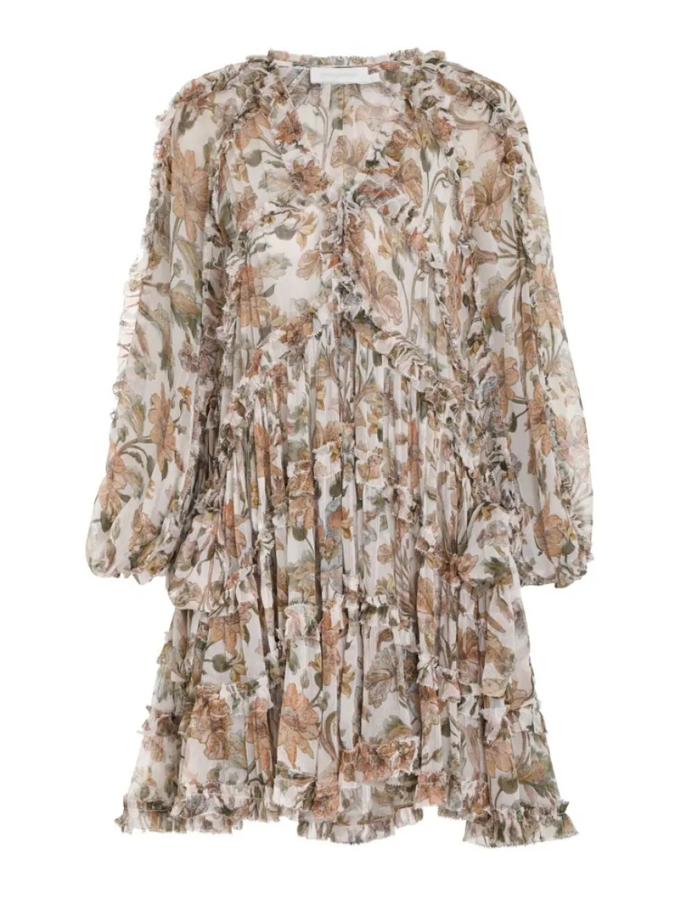 ZIMMERMANN Clothing<Chintz Billow Frill Mini Dress