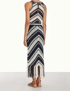 ZIMMERMANN Skirts<Chintz Crochet Fringed Skirt
