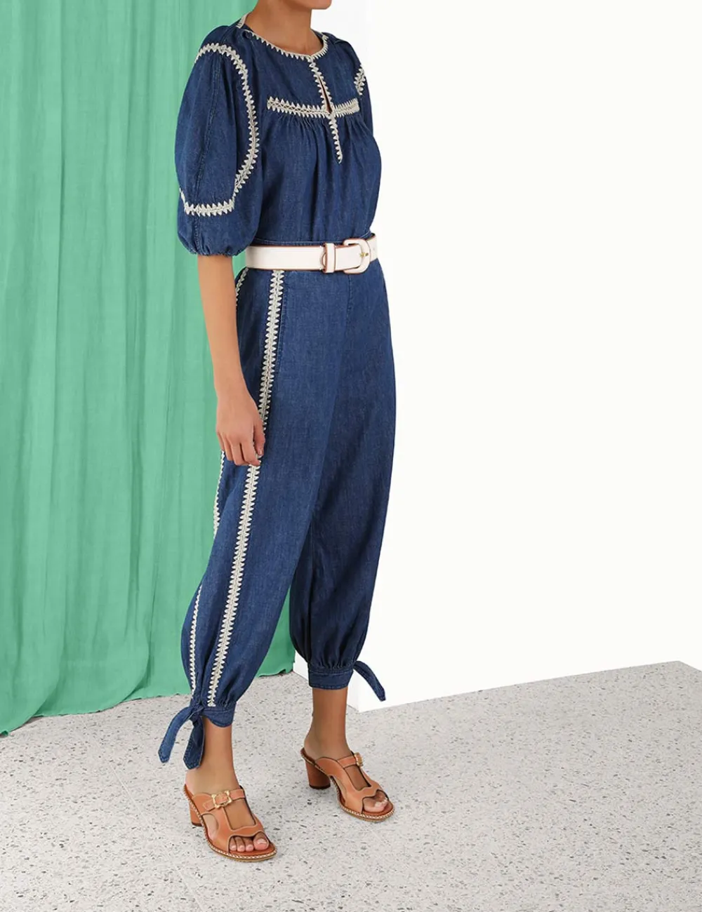ZIMMERMANN In Denim<Chintz Denim Harem Pant