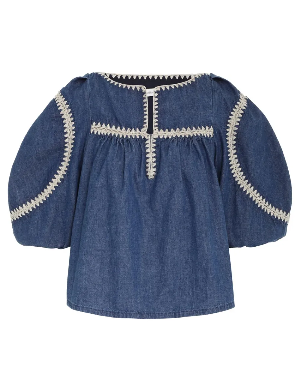 ZIMMERMANN Tops<Chintz Denim Smock Top