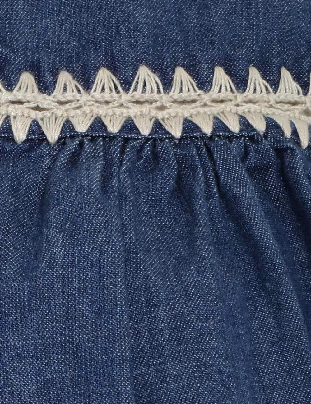 ZIMMERMANN In Denim<Chintz Denim Smock Top