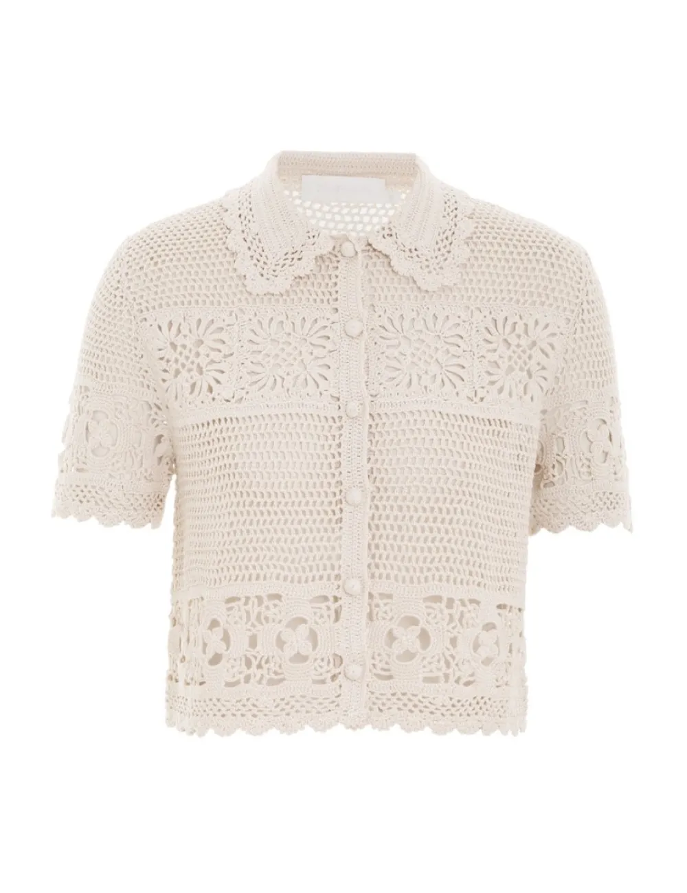 ZIMMERMANN Tops<Chintz Hand Crochet Shirt