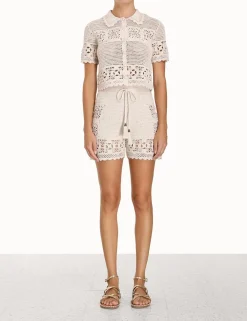 ZIMMERMANN Clothing<Chintz Hand Crochet Shirt
