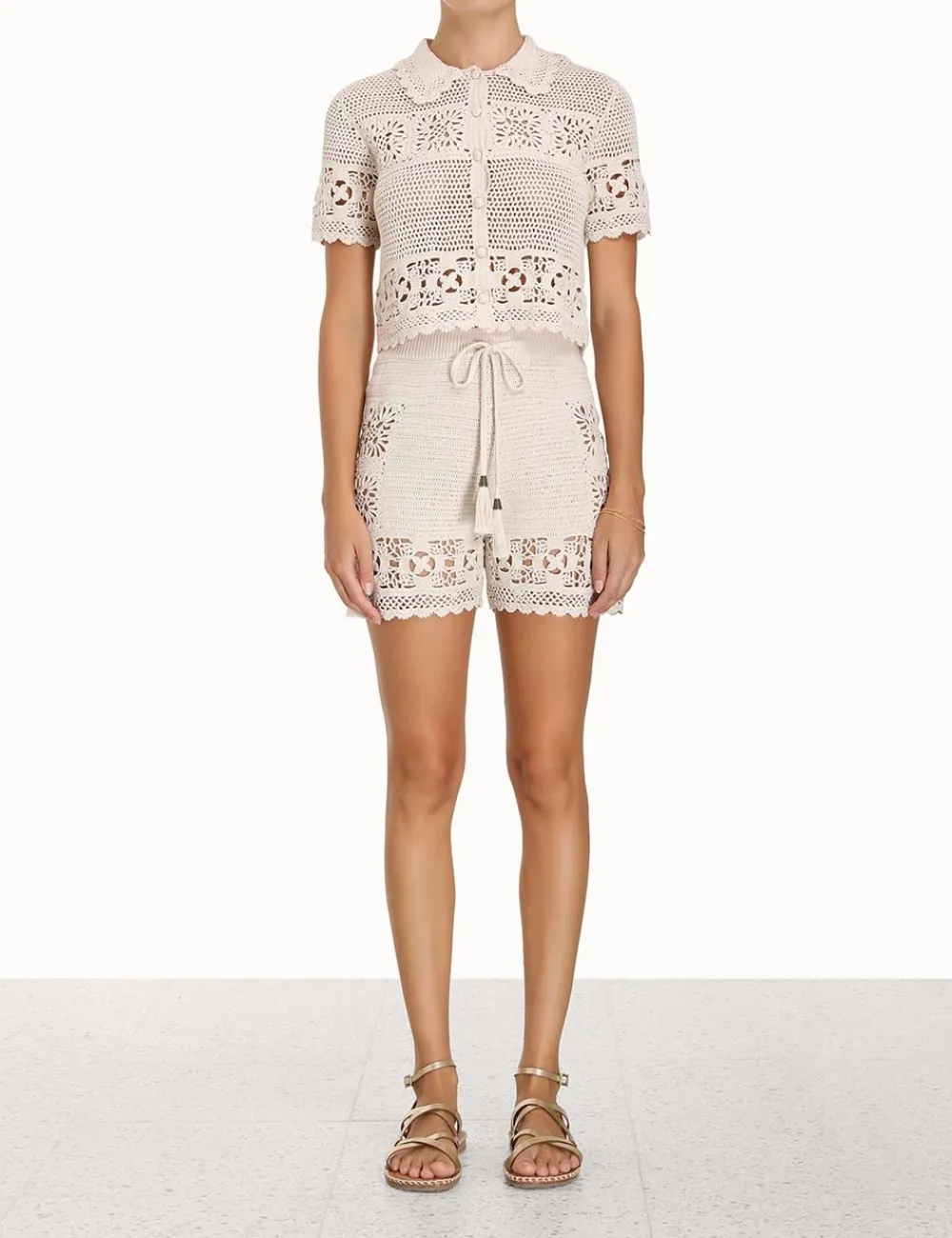 ZIMMERMANN Clothing<Chintz Hand Crochet Shirt