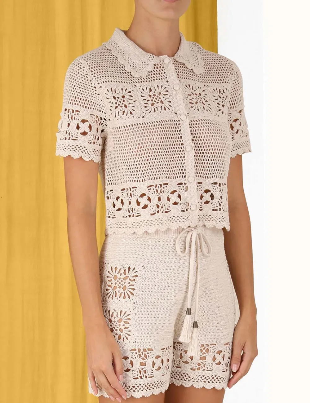 ZIMMERMANN Clothing<Chintz Hand Crochet Shirt