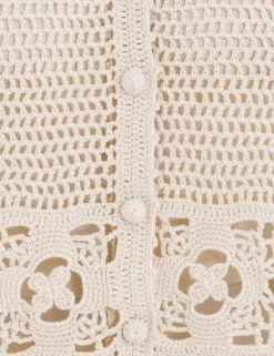 ZIMMERMANN Knitwear<Chintz Hand Crochet Shirt