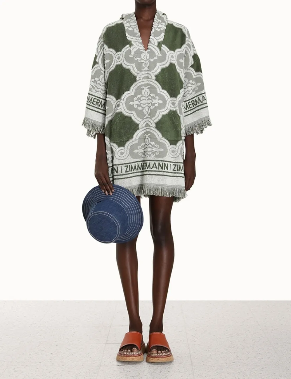 ZIMMERMANN Dresses & Coverups<Chintz Hooded Towel Mini Dress