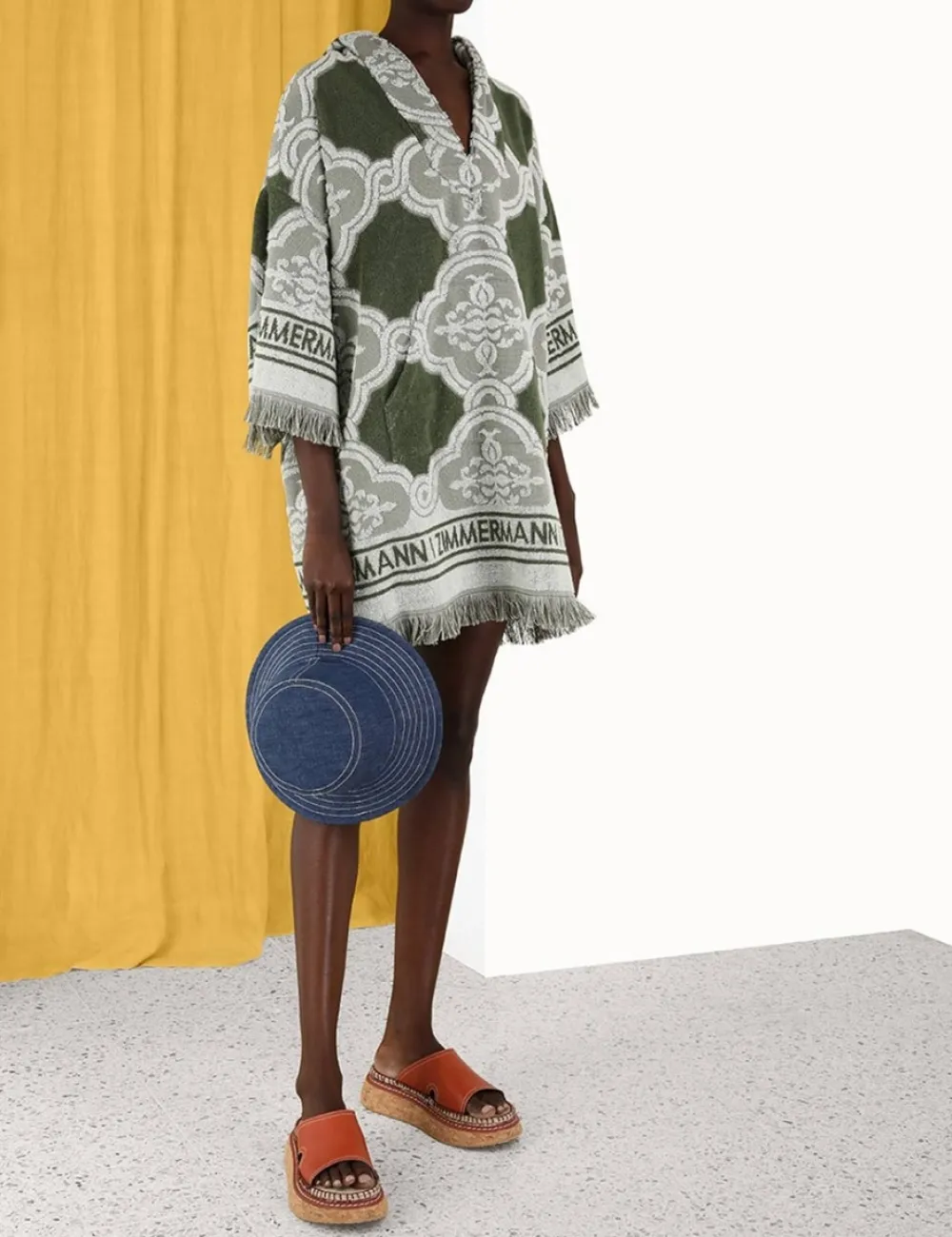 ZIMMERMANN Dresses & Coverups<Chintz Hooded Towel Mini Dress