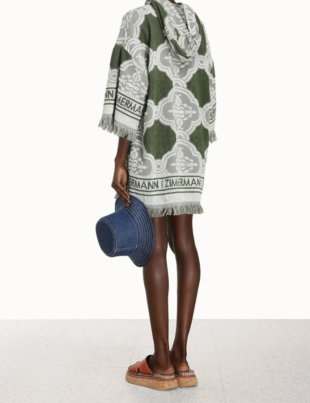ZIMMERMANN Dresses & Coverups<Chintz Hooded Towel Mini Dress