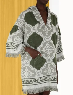 ZIMMERMANN Clothing<Chintz Hooded Towel Mini Dress