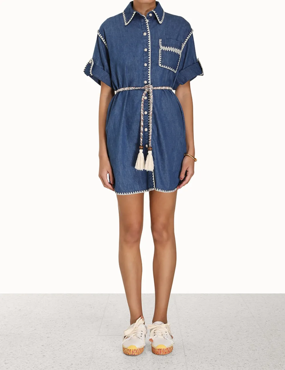 ZIMMERMANN Dresses & Coverups<Chintz Mini Shirt Dress