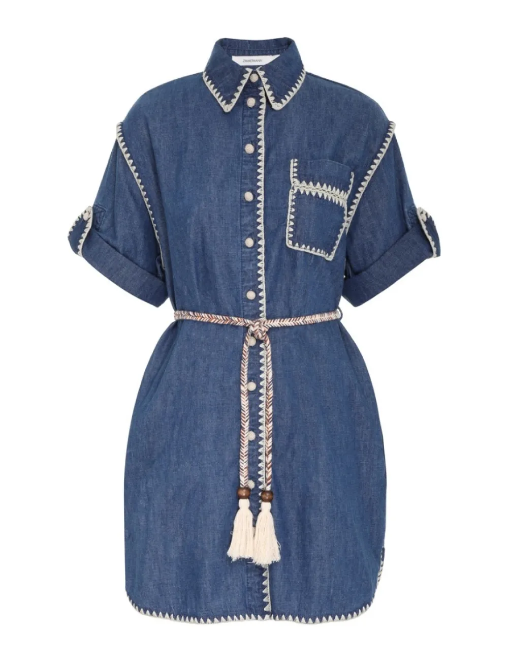 ZIMMERMANN Clothing<Chintz Mini Shirt Dress