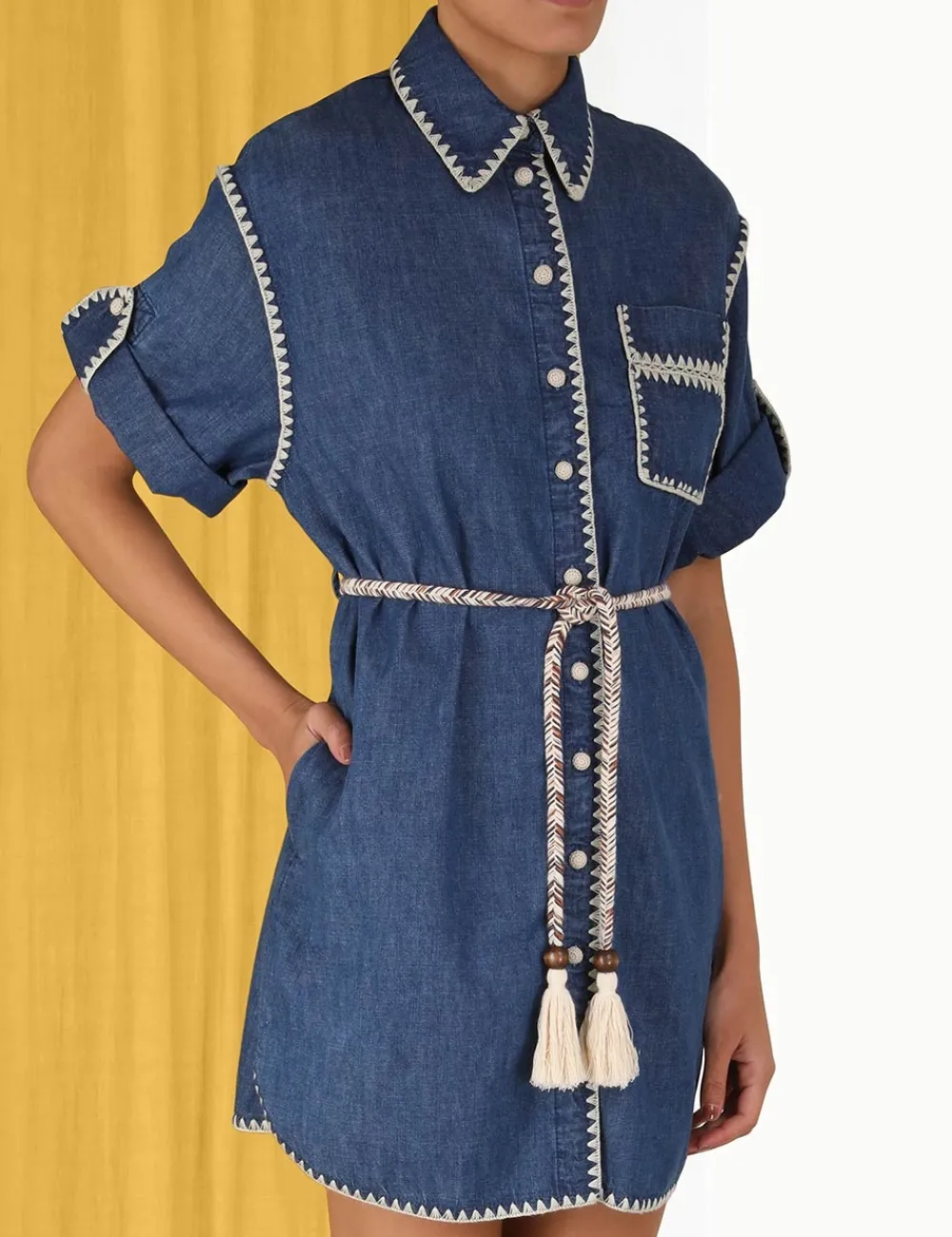 ZIMMERMANN Clothing<Chintz Mini Shirt Dress