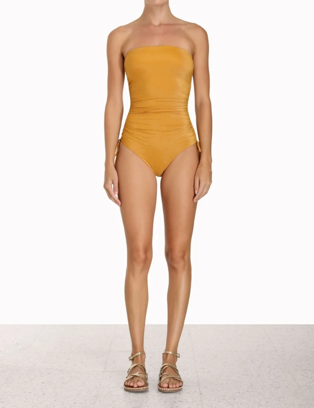 ZIMMERMANN One Pieces<Chintz Ruched Side 1Pc