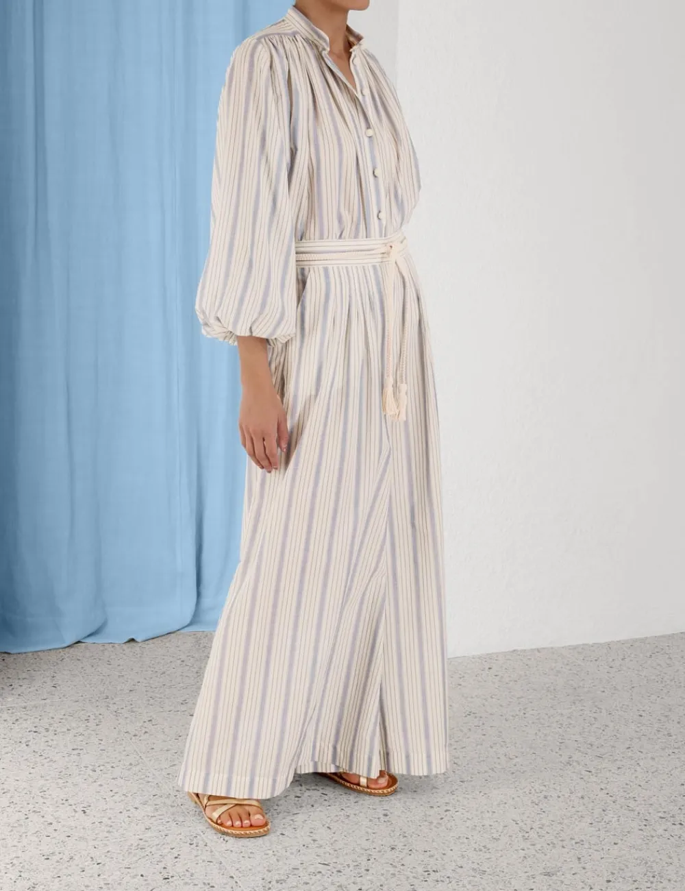 ZIMMERMANN Clothing<Chintz Striped Billow Blouse
