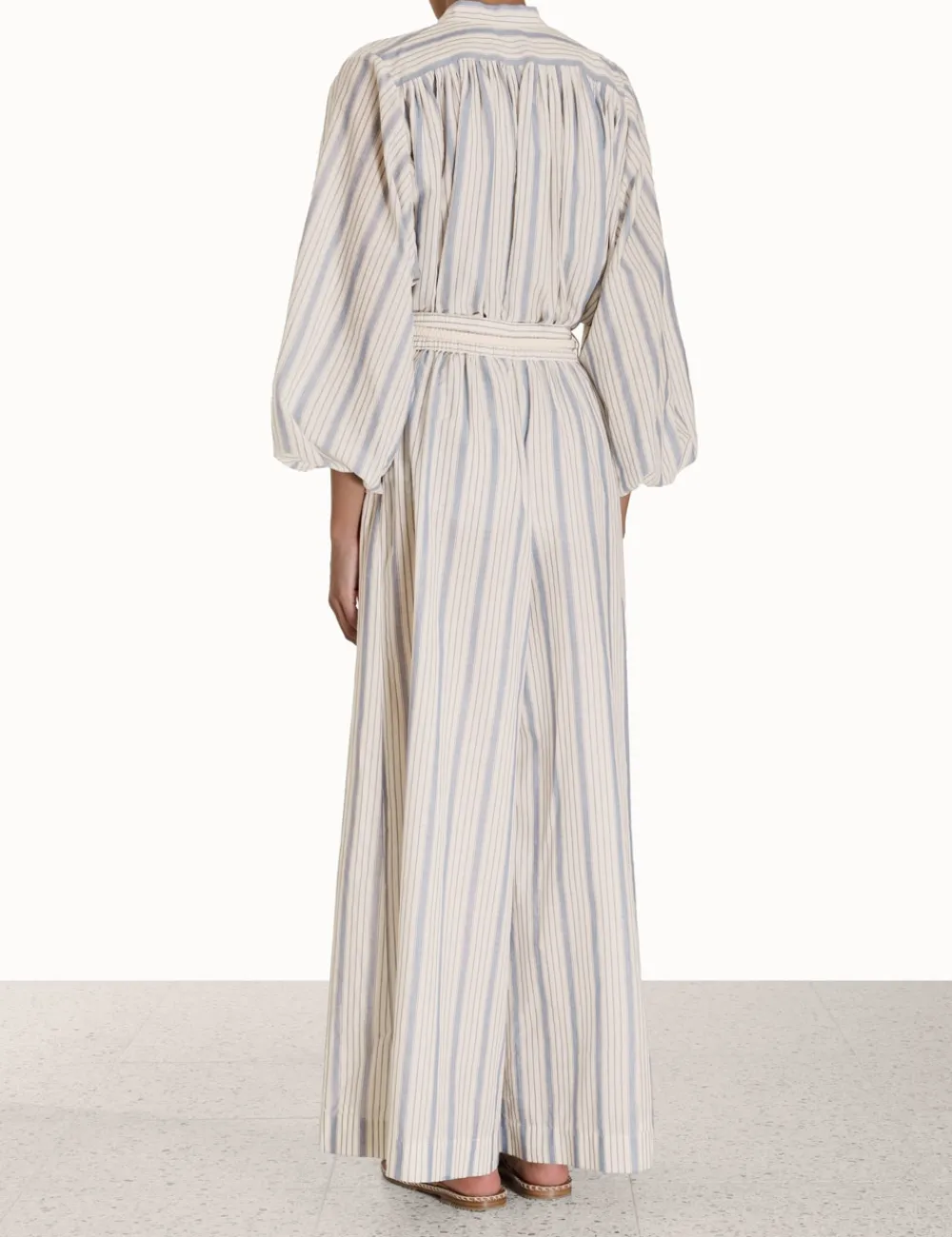 ZIMMERMANN In Denim<Chintz Striped Billow Blouse