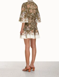 ZIMMERMANN Dresses & Coverups<Chintz Tie Neck Mini Dress