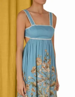 ZIMMERMANN Clothing<Chintz Tiered Midi Dress