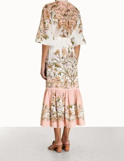 ZIMMERMANN Skirts<Chintz Tiered Midi Skirt