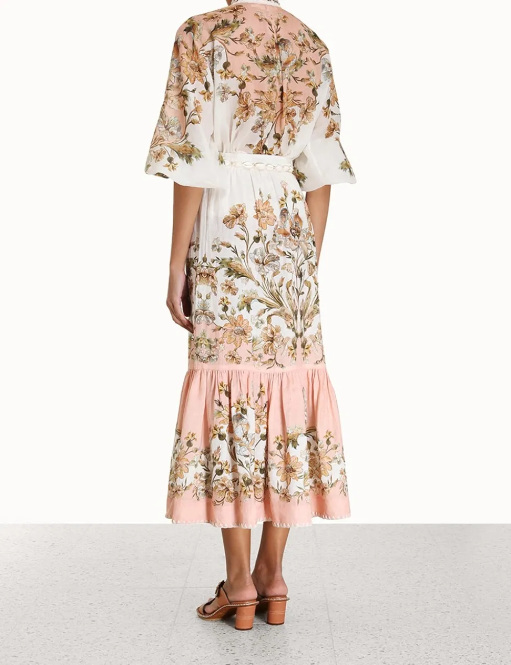 ZIMMERMANN Skirts<Chintz Tiered Midi Skirt
