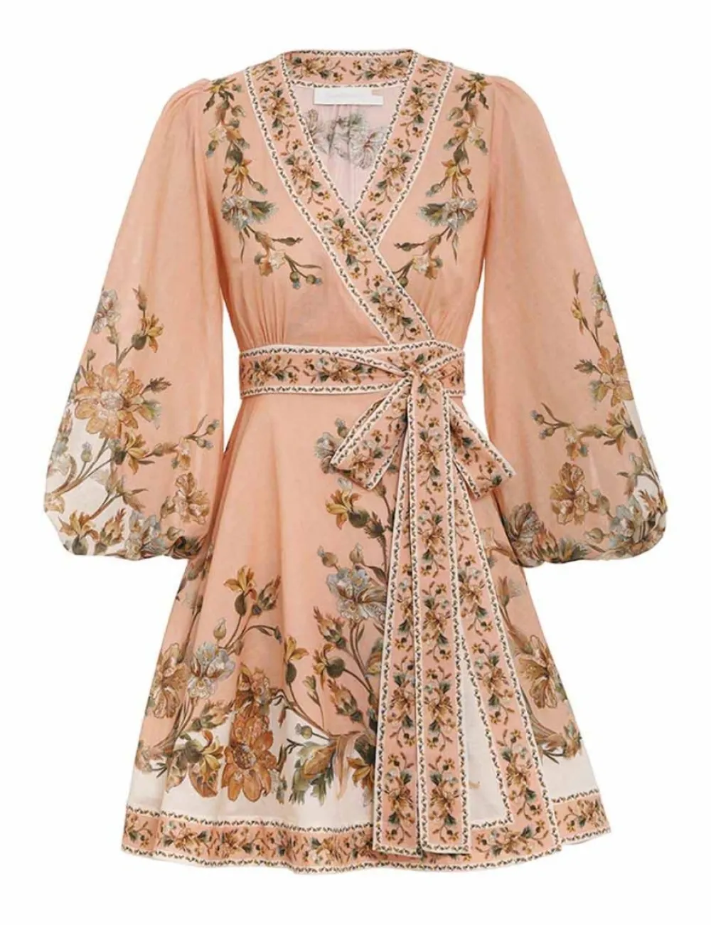 ZIMMERMANN Clothing<Chintz Wrap Mini Dress