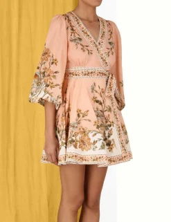 ZIMMERMANN Clothing<Chintz Wrap Mini Dress
