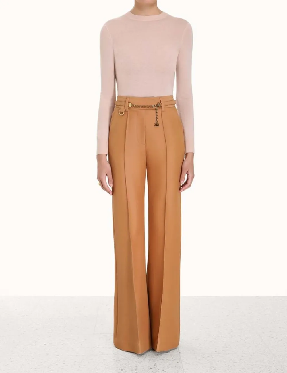 ZIMMERMANN Knitwear<Classic Crew Neck Sweater