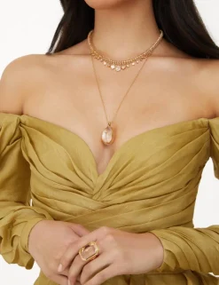 ZIMMERMANN Form & Light<Crystal Beads Necklace