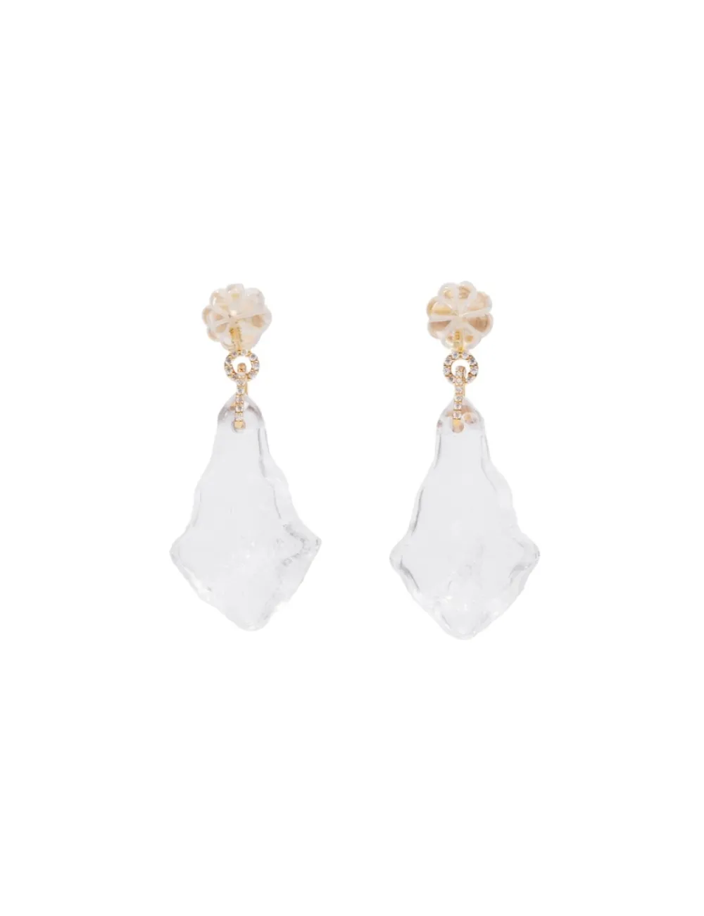 ZIMMERMANN Form & Light<Crystal Chandelier Earrings