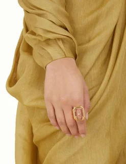 ZIMMERMANN Form & Light<Crystal Signet Ring