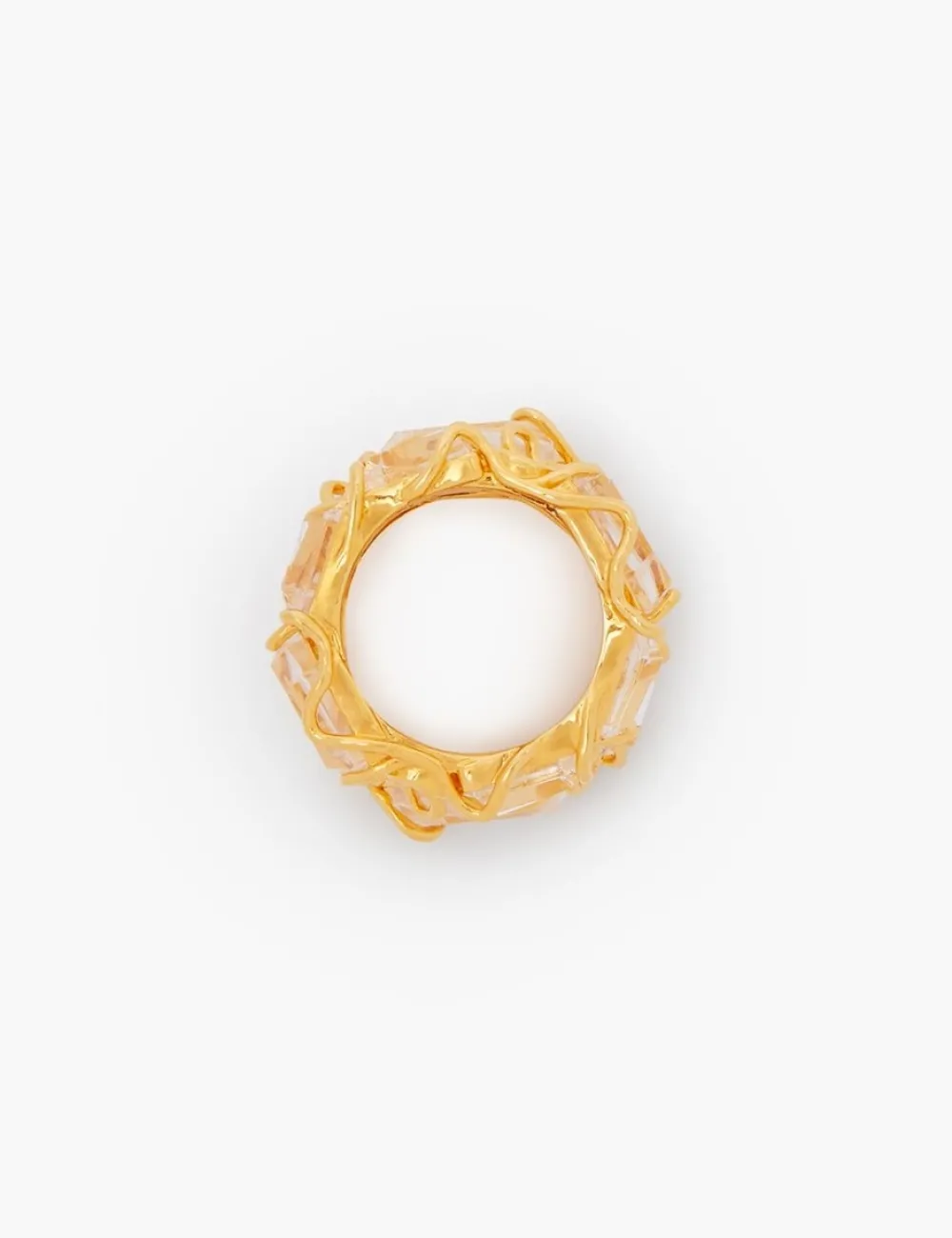 ZIMMERMANN Form & Light<Crystal Swirl Ring