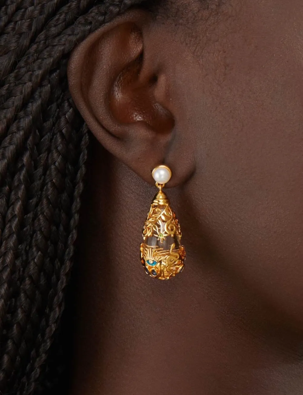 ZIMMERMANN Accessories<Crystal Tarot Drop Earrings