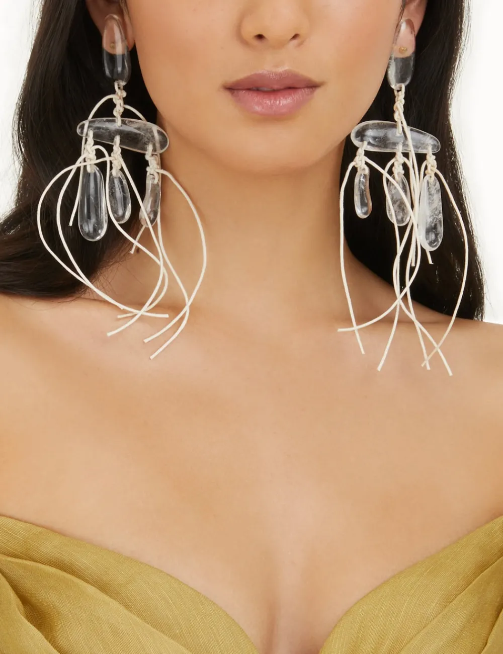 ZIMMERMANN Earrings<Crystal Tied Rocks Earrings