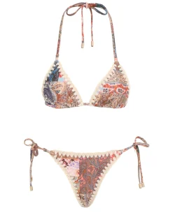 ZIMMERMANN Bikinis<Devi Crochet Edge Bikini