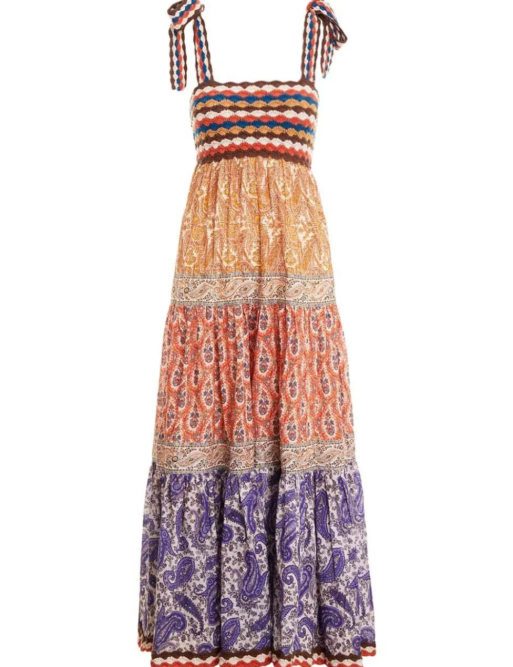ZIMMERMANN Clothing<Devi Crochet Spliced Dress