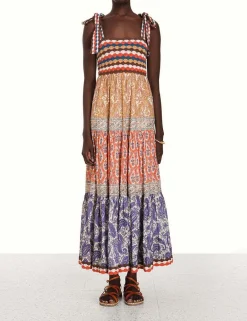 ZIMMERMANN Clothing<Devi Crochet Spliced Dress