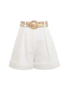 ZIMMERMANN Shorts & Pants<Devi Cuffed Shorts