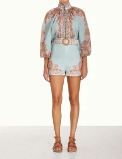 ZIMMERMANN Shorts & Pants<Devi Fitted Short