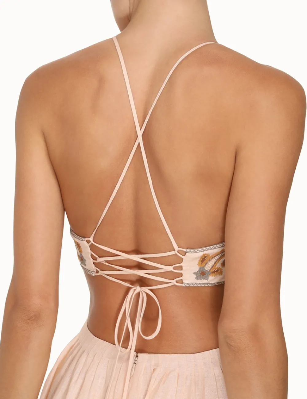ZIMMERMANN Clothing<Devi Halter Tie Midi Dress