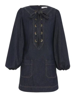 ZIMMERMANN Dresses & Coverups<Devi Lace Up Tunic Dress