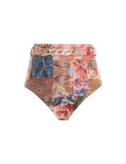 ZIMMERMANN Bikinis<Devi Link High Waist Pant