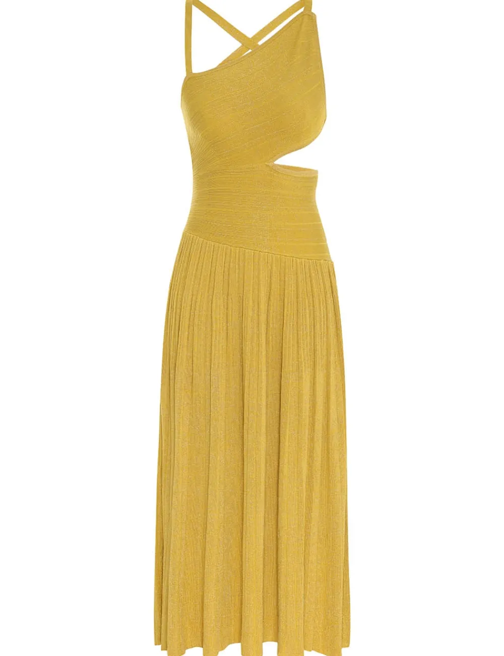 ZIMMERMANN Clothing<Devi Lurex Midi Dress