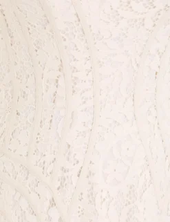 ZIMMERMANN Clothing<Devi Panelled Lace Midi Dress