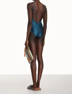 ZIMMERMANN One Pieces<Devi Panelled Mesh 1Pc