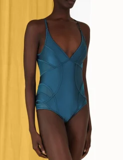 ZIMMERMANN One Pieces<Devi Panelled Mesh 1Pc